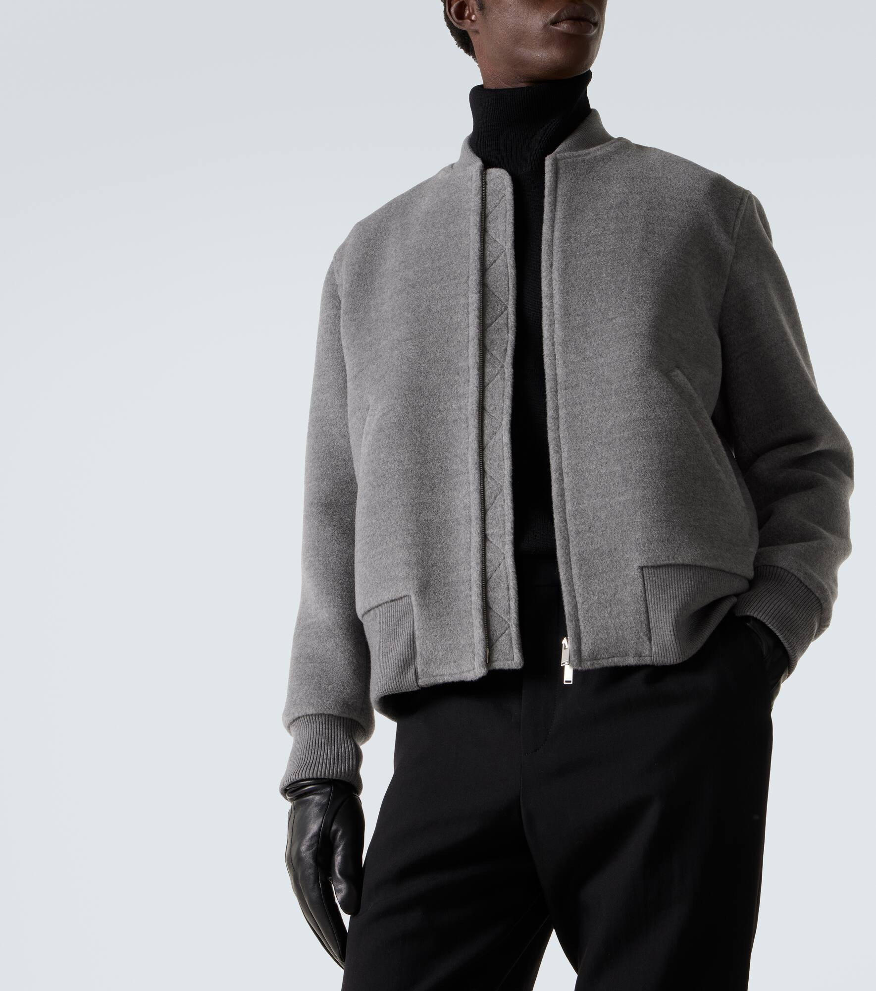 Virgin wool blouson - 5