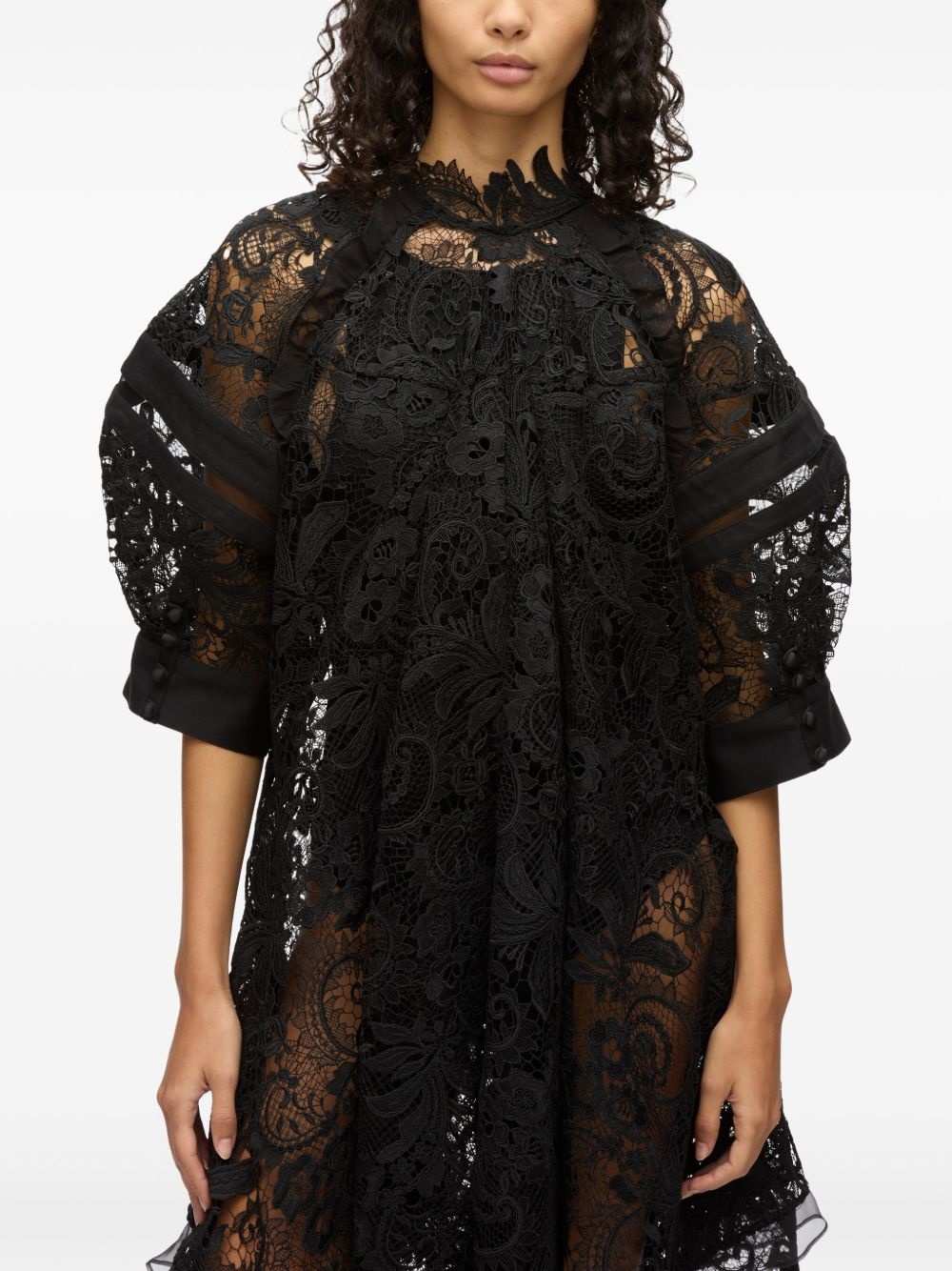 lace mini dress - 6