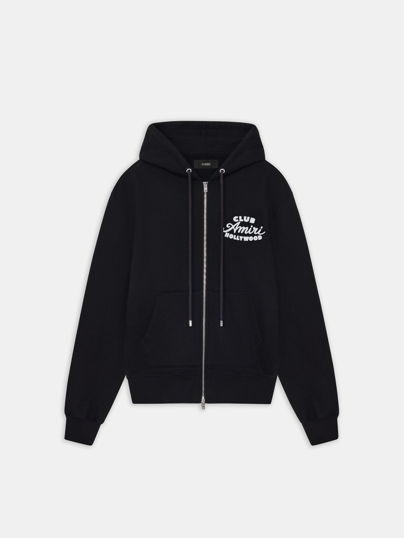 CLUB AMIRI ZIP HOODIE 1