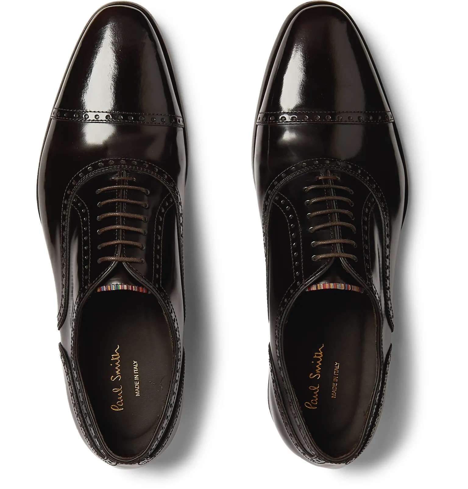 Shaw Polished-Leather Brogues - 8