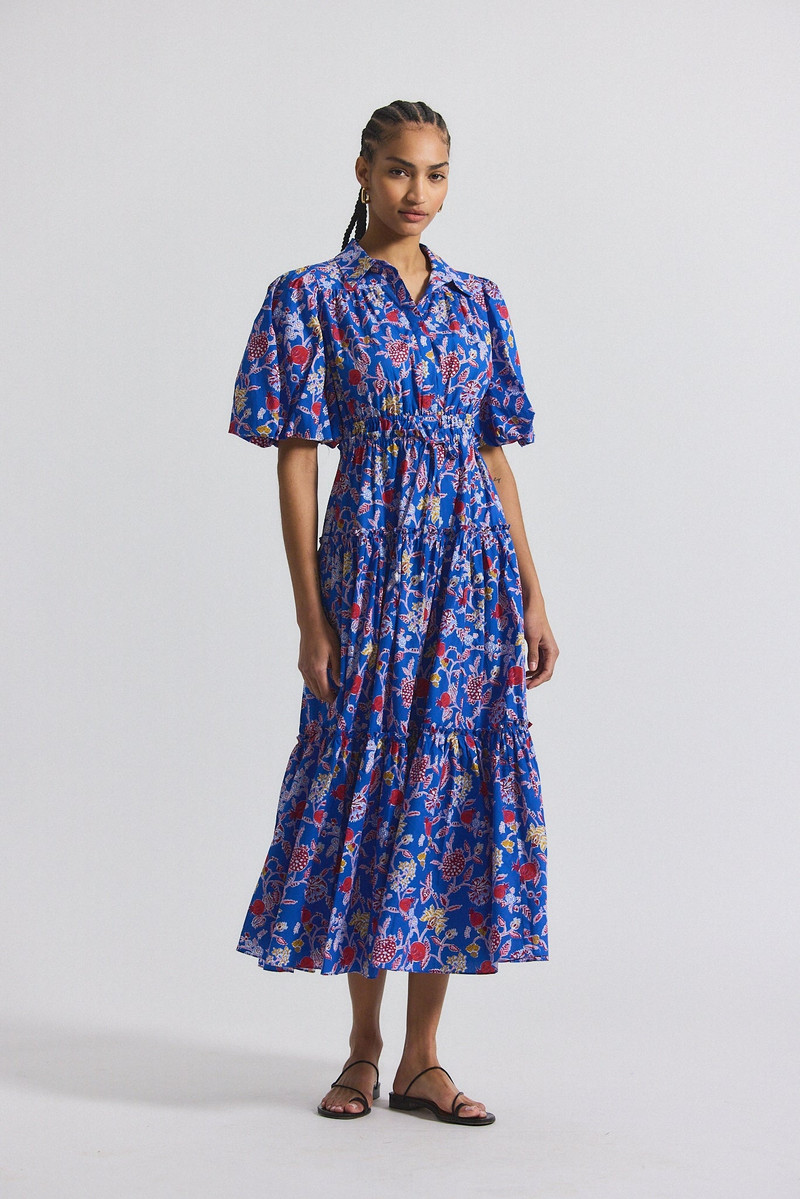 DAHLIA BALLOON SLEEVE SHIRT DRESS 1