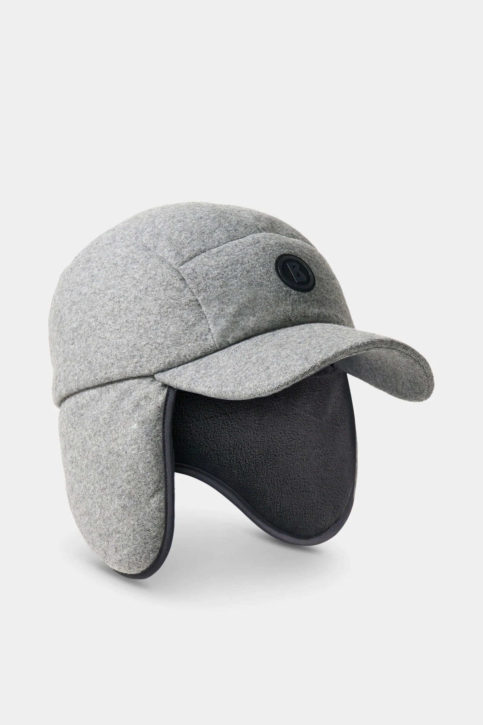 Ricky Down-Padded Cap in Gray - 1