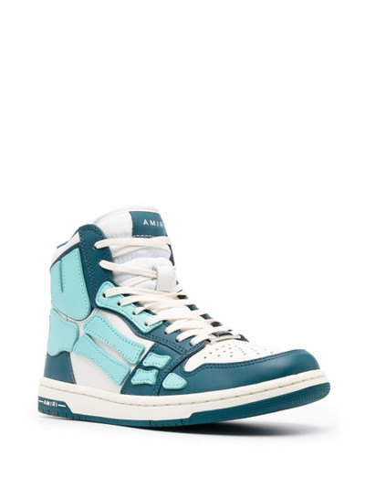 AMIRI Skeleton lace-up high-top sneakers outlook