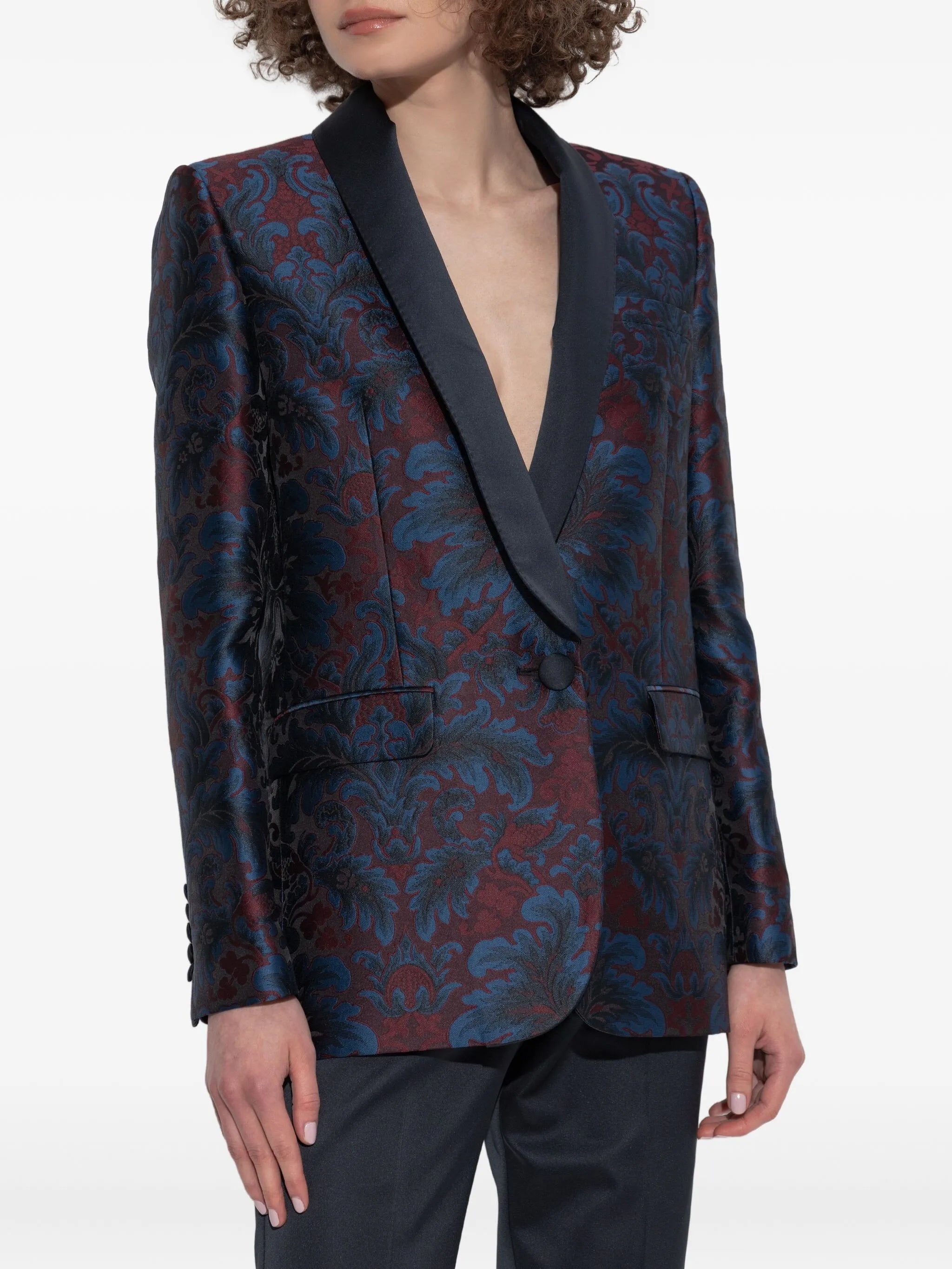 Etro Paisley-pattern Shawl-lapel Blazer - 5