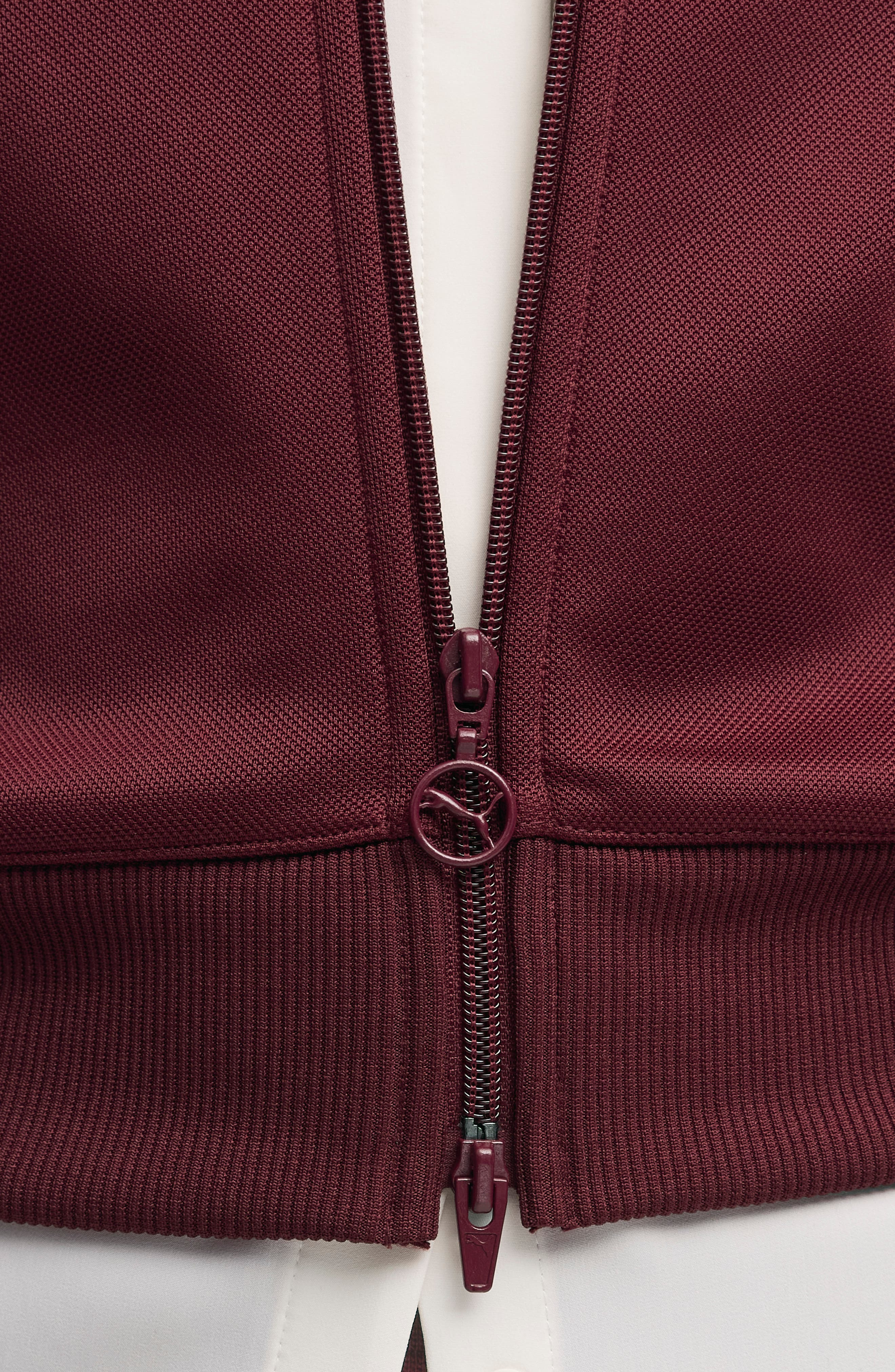 PUMA T7 Always On Track Jacket in Ruby Shimmer at Nordstrom - 6