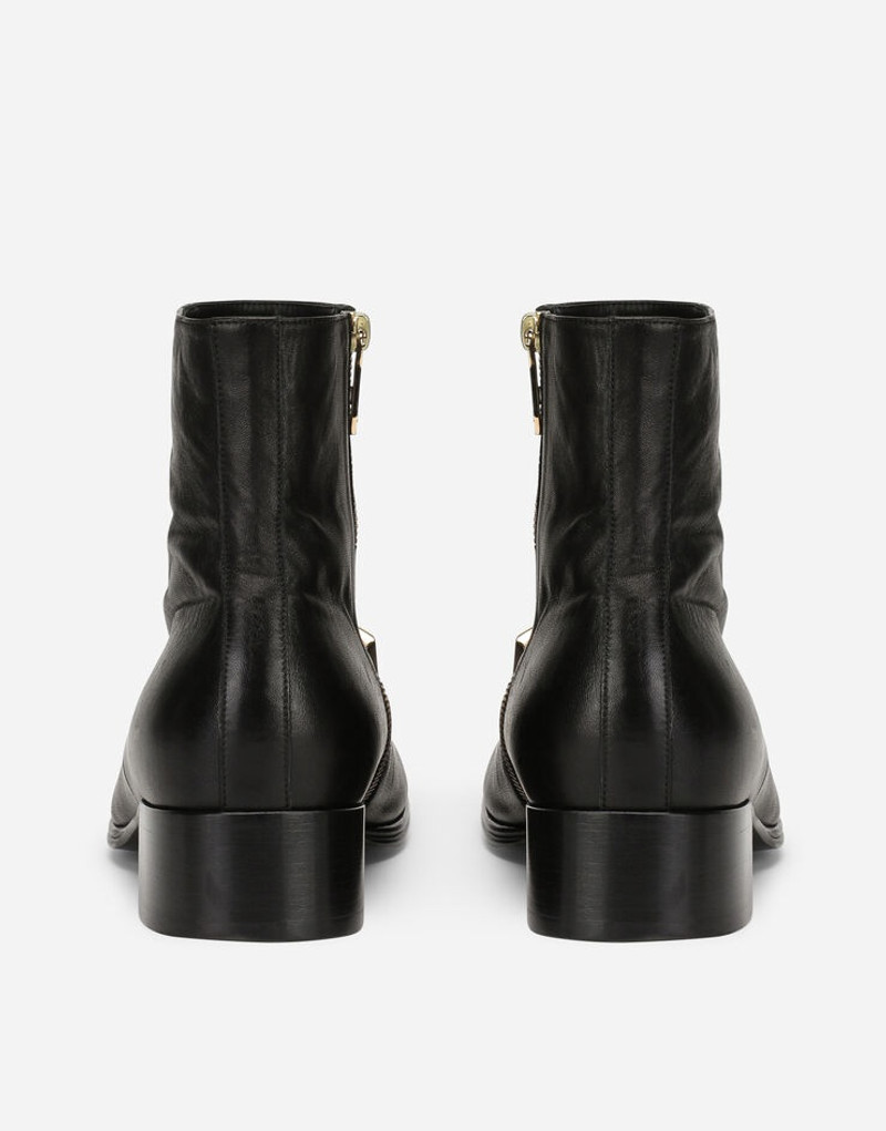 Dolce & Gabbana Nappa leather ankle boots with DG logo outlook