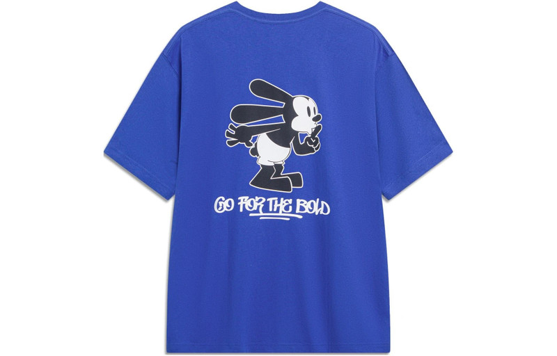 Li-Ning Li-Ning x Disney Oswald Graphic T-shirt 'Blue White' AHST313-3 outlook