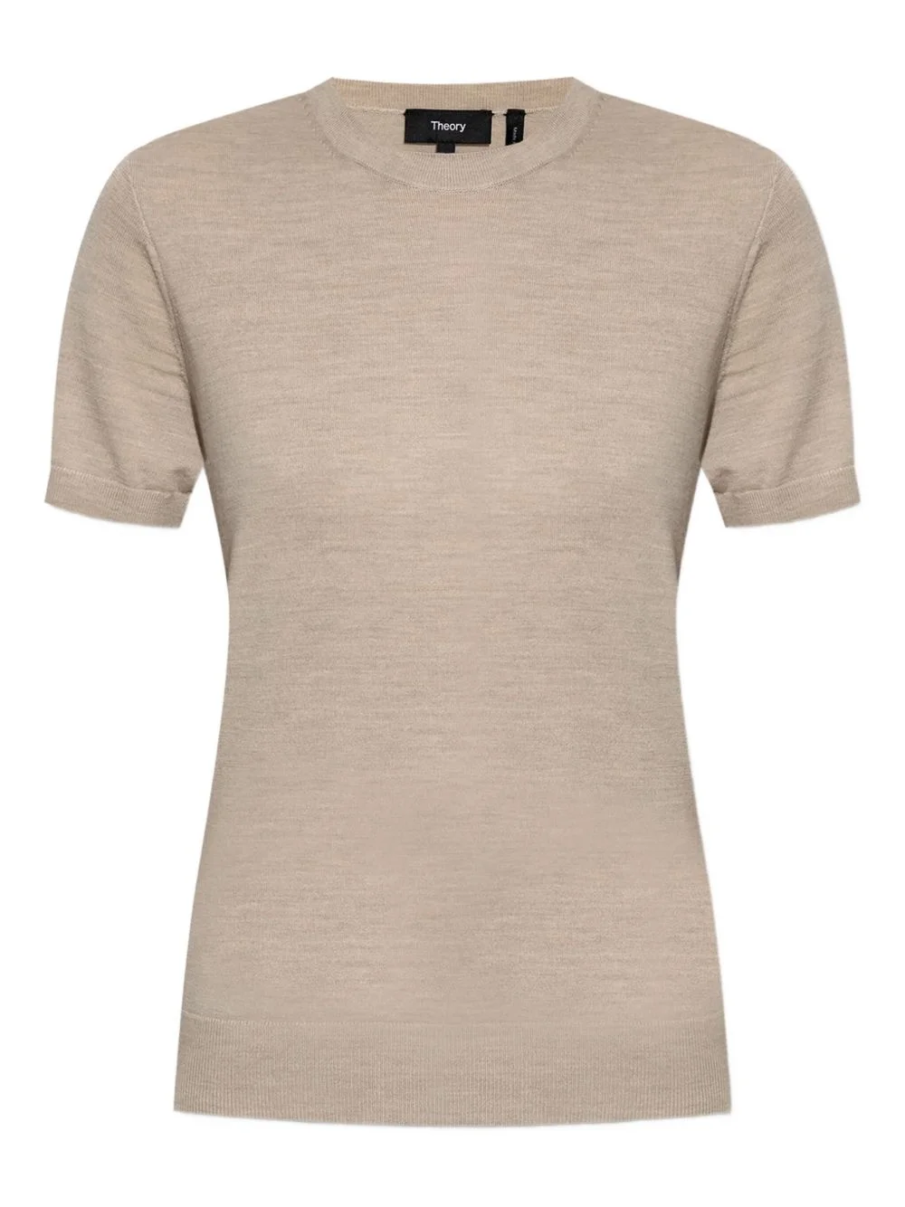 short-sleeve wool T-shirt - 1