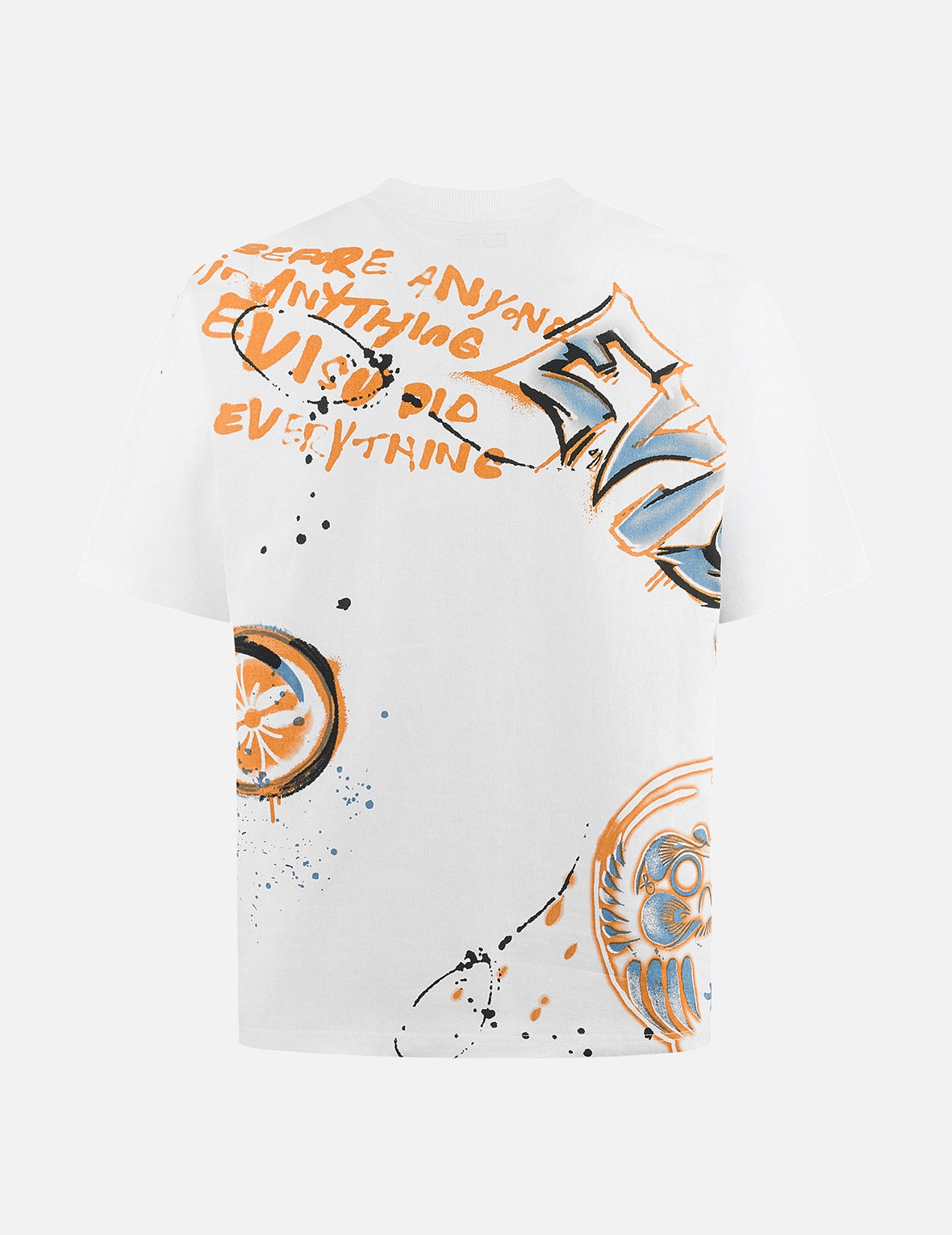 Graffiti Print Relax Fit T-Shirt - 1