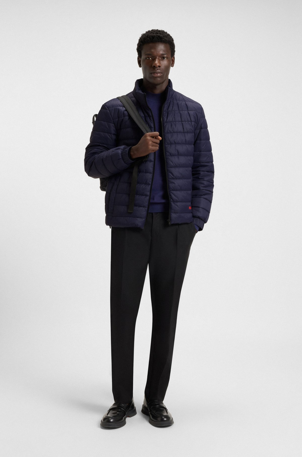 LIGHTWEIGHT WATER-REPELLENT JACKET WITH RED LOGO - 3
