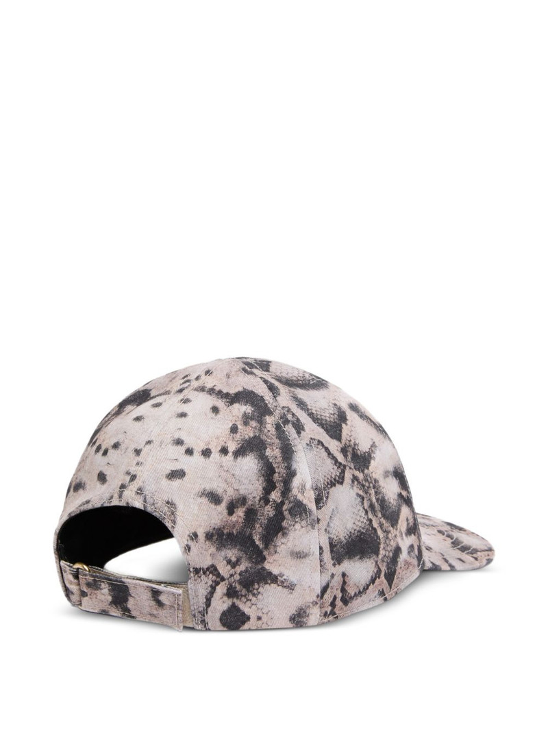 PINKO animal-print baseball cap outlook