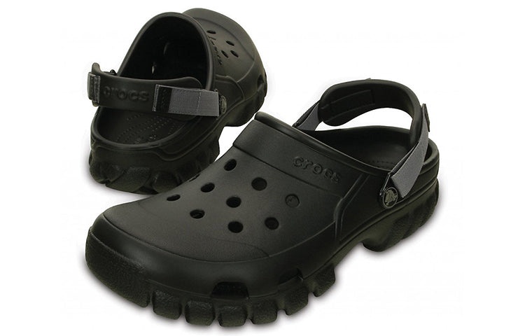 Crocs Cozy Non-Slip Sports Unisex Black Sandals 202651-02S - 6