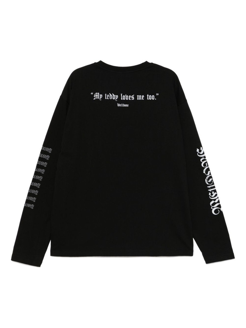 We11done punk teddy T-shirt outlook