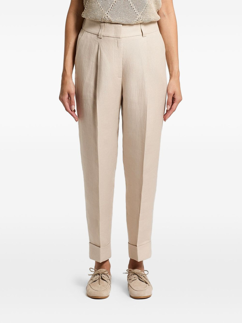 linen gabardine trousers 1