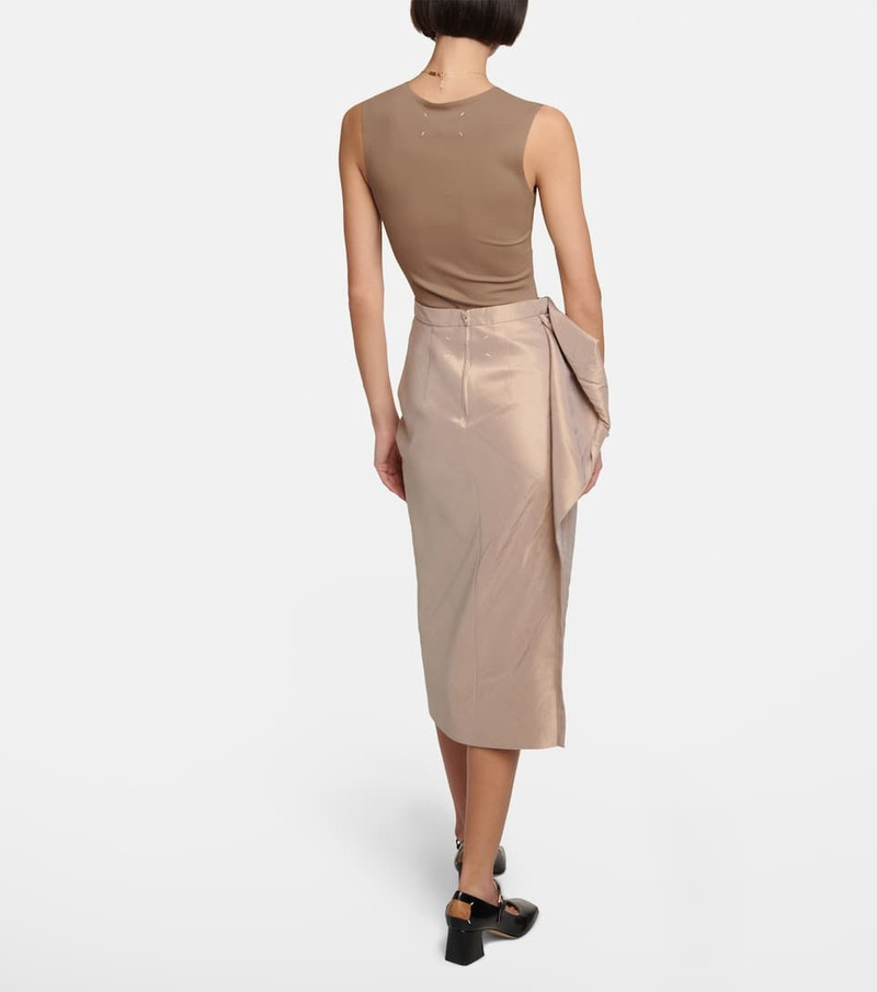 Draped midi skirt 3