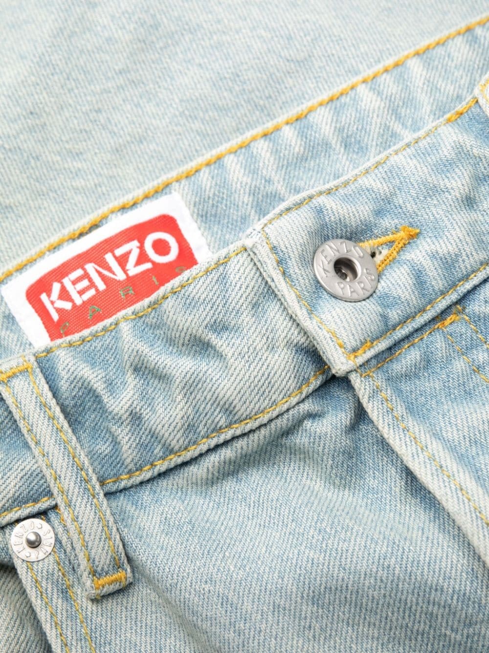 logo-patch slim-fit jeans - 7