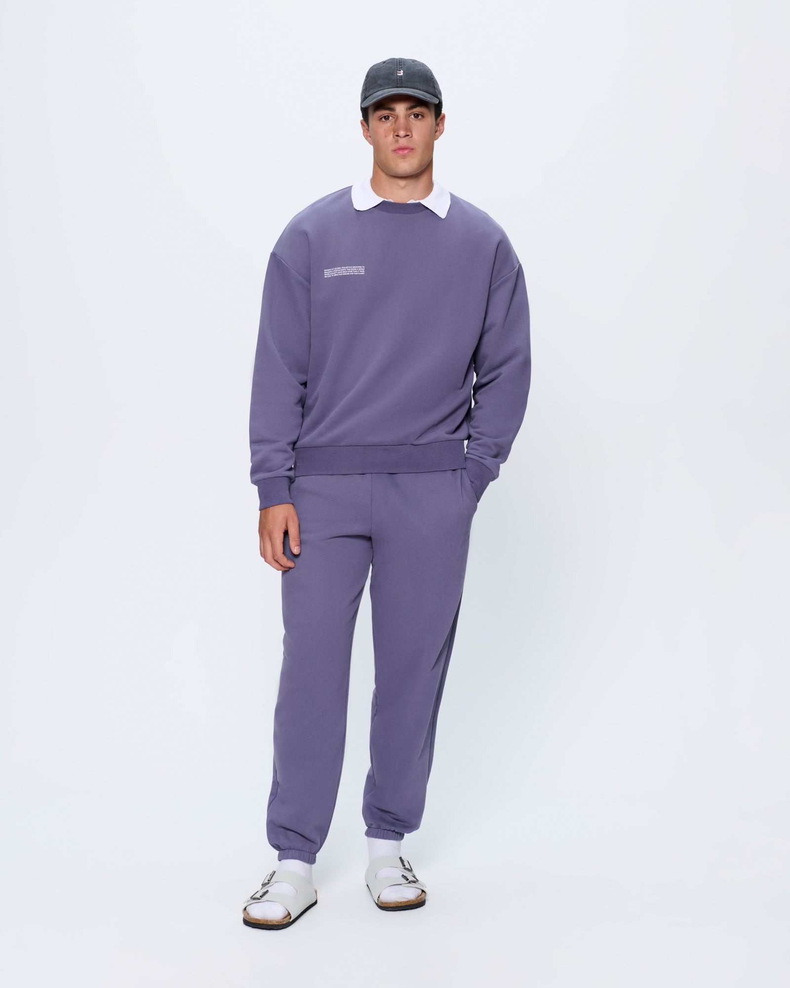 Mens 365 Midweight Track Pants - Slate Blue - 2