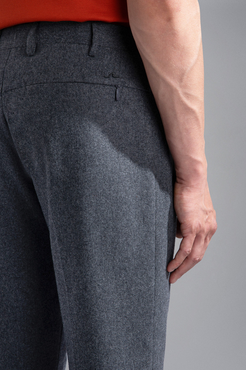 TECHNICAL WOOL CHINO TROUSERS 4