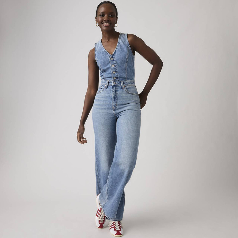 DENIM WIDE-LEG JUMPSUIT 1