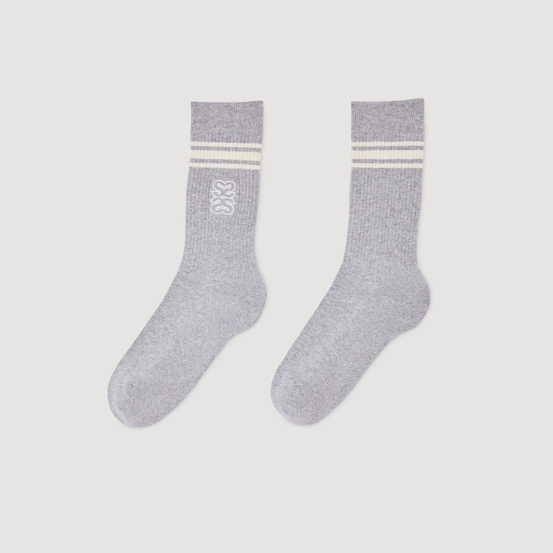 Sandro EMBROIDERED SOCKS outlook