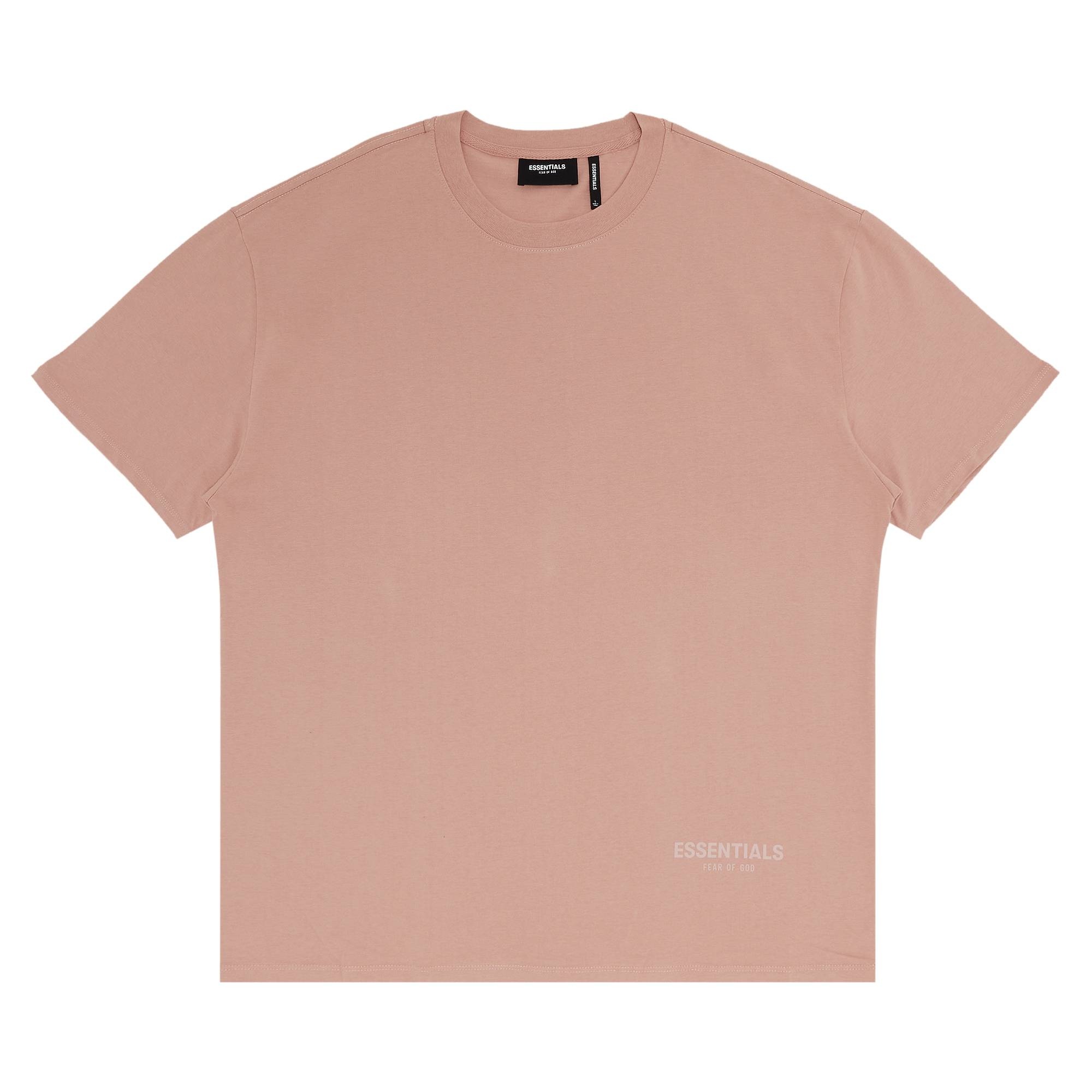 Fear of God Essentials 3M Logo Boxy T-Shirt 'Blush' - 1