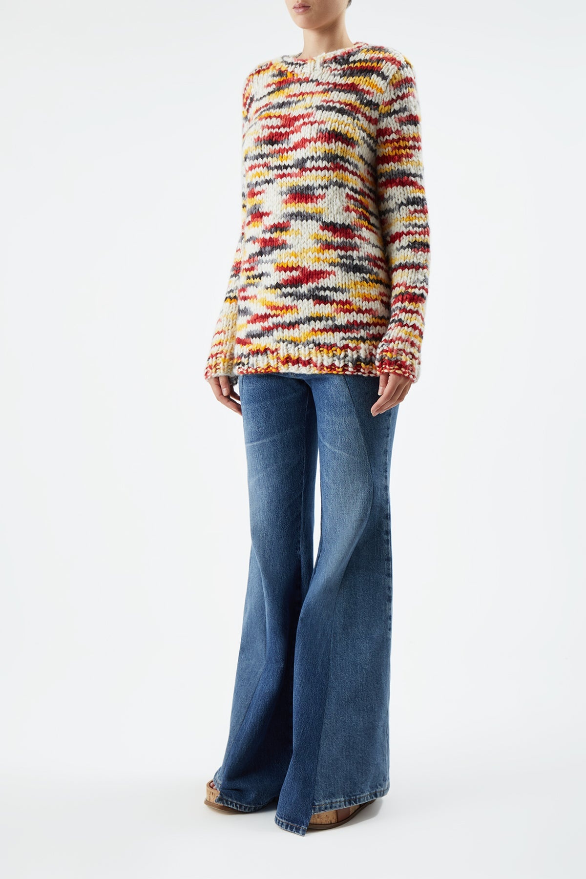 Lawrence Sweater Space Dye in Welfat Cashmere - 3