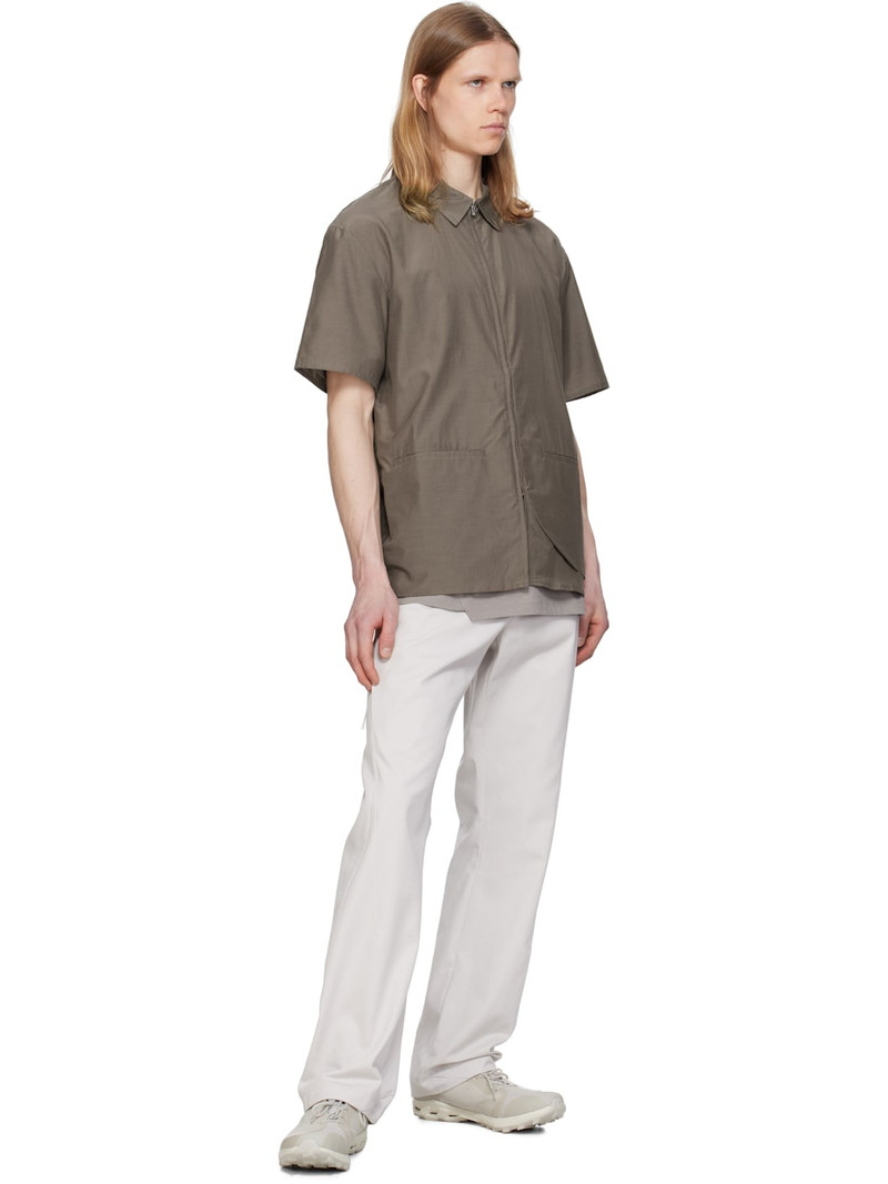 POST ARCHIVE FACTION (PAF) Brown 8.0 Right Half Shirt outlook