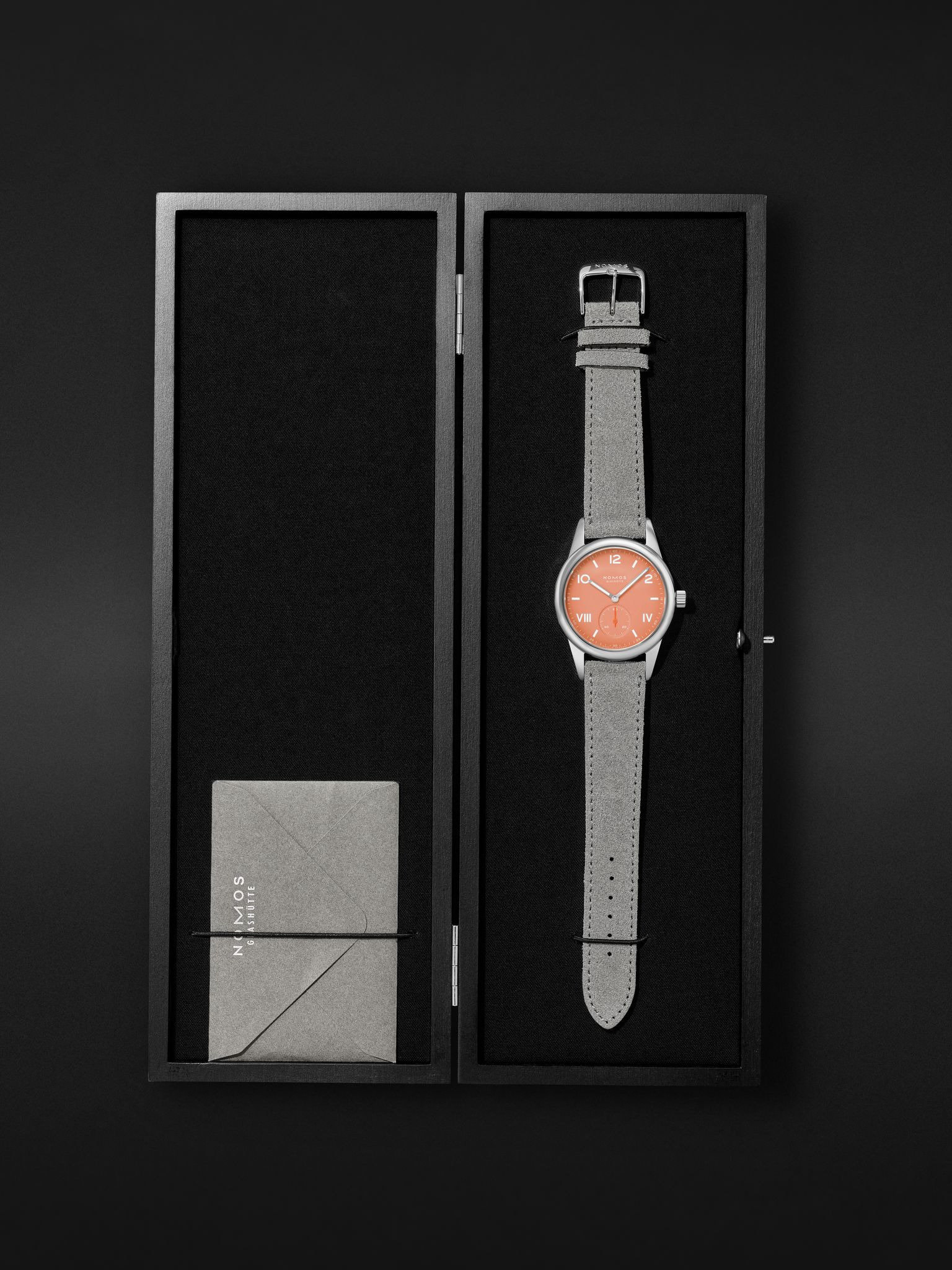 Club Campus Hand-Wound 38.5mm Stainless Steel and Suede Watch, Ref. No. 725 Pink - 7