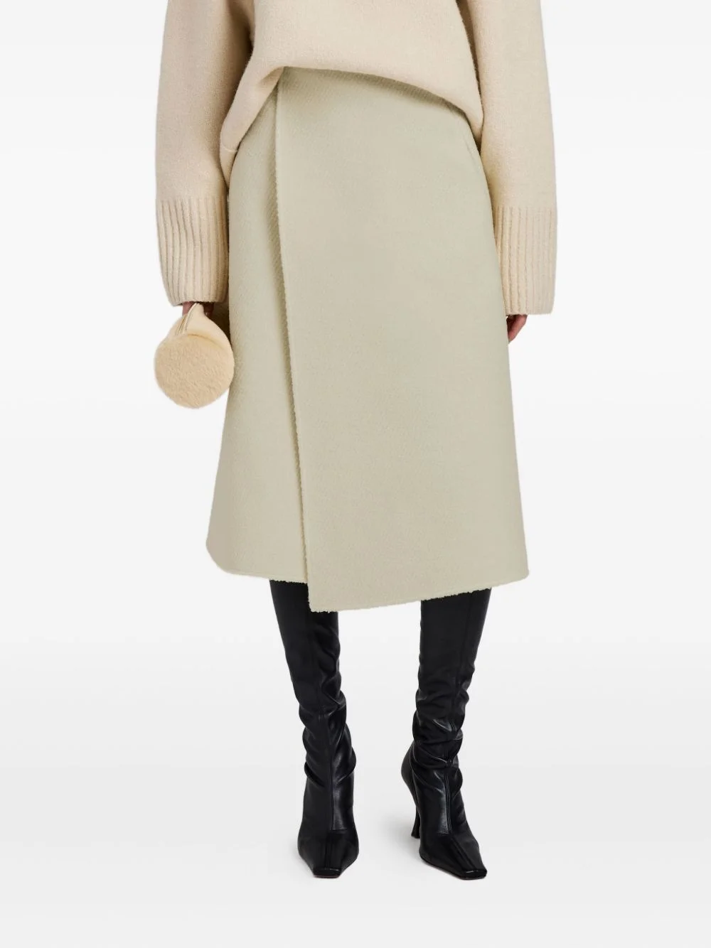 Bodhi boucle twill skirt - 1