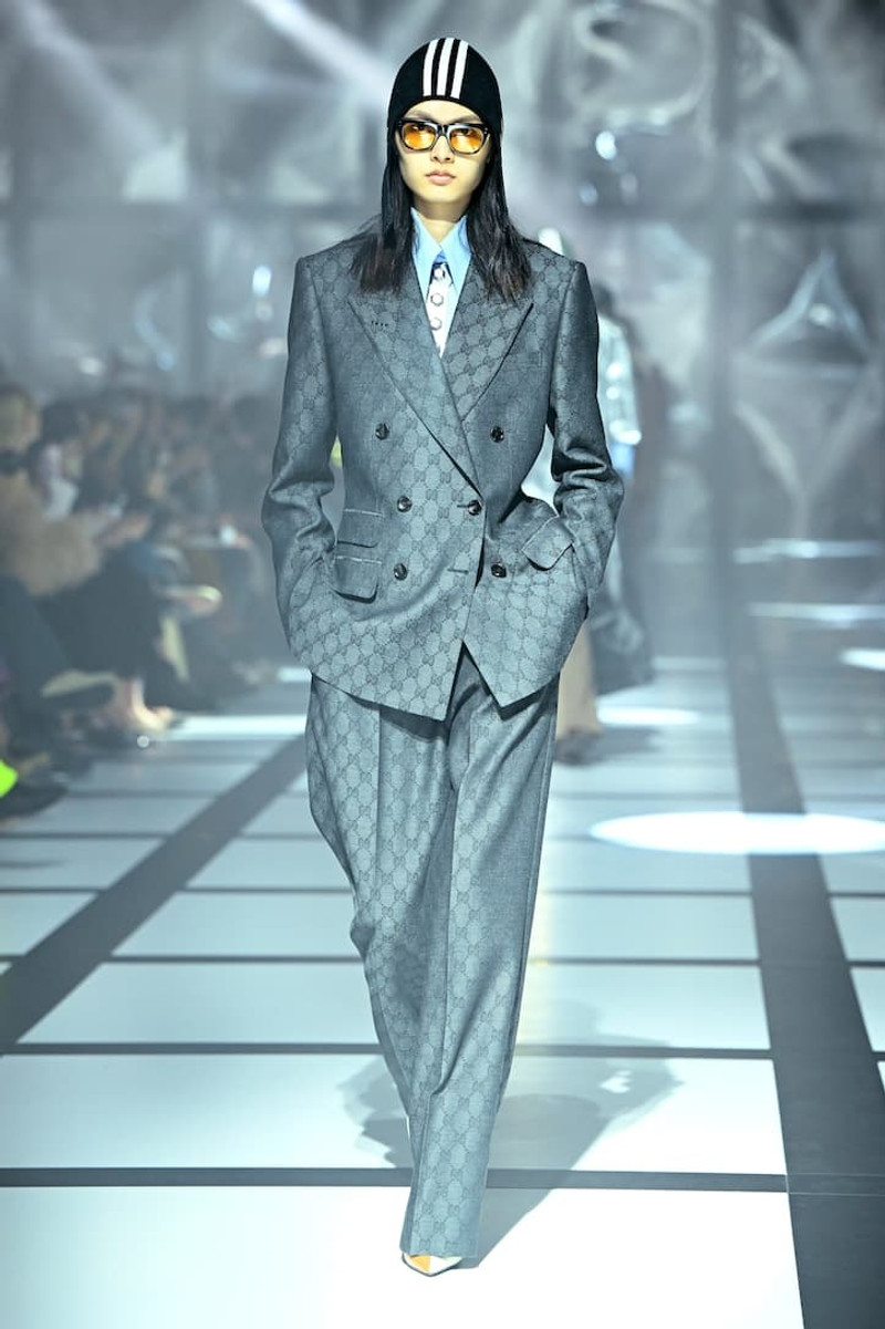 GG monogram double-breasted suit 8