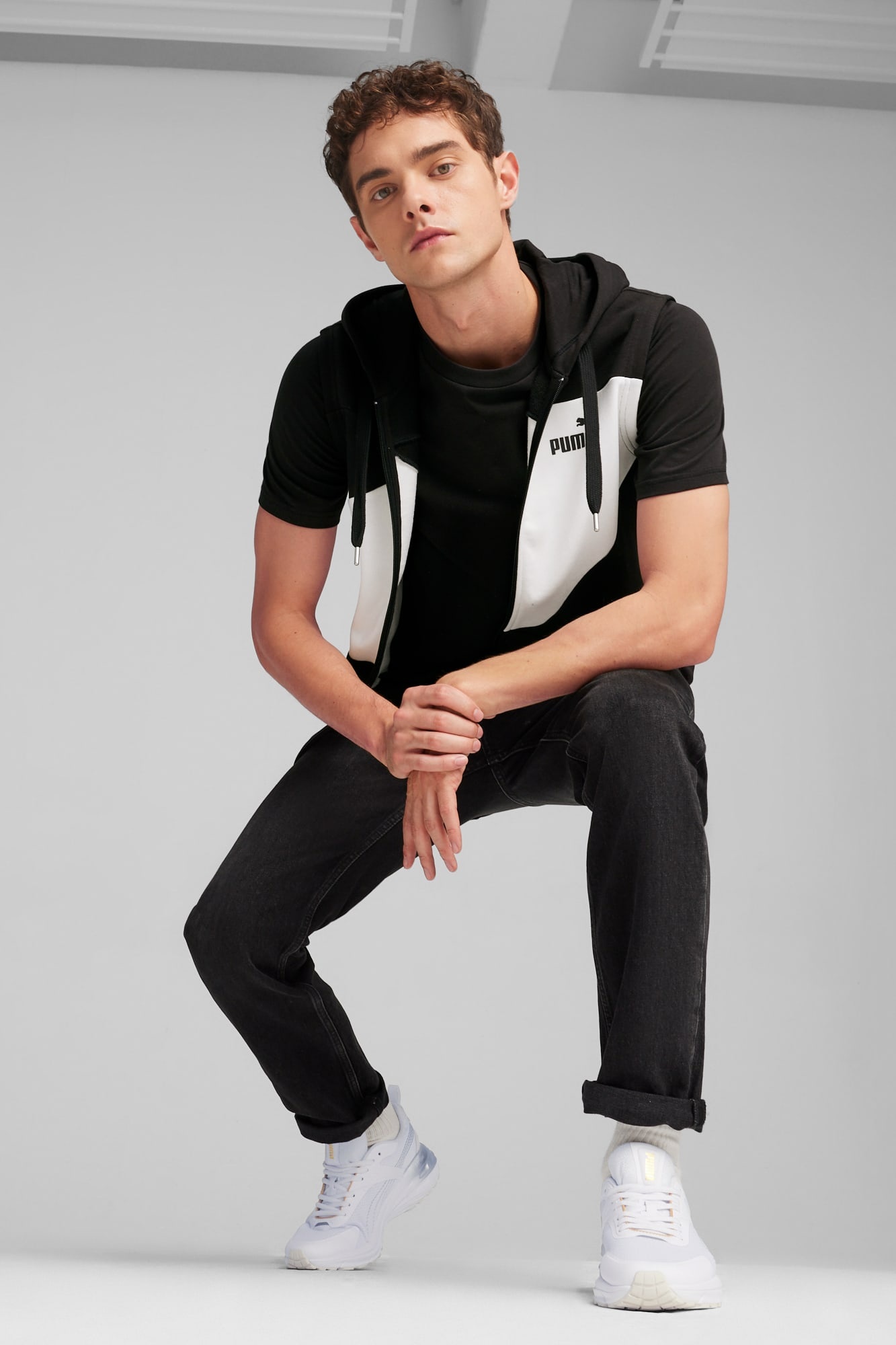 PUMA POWER Men's Sleeveless Hoodie - 4
