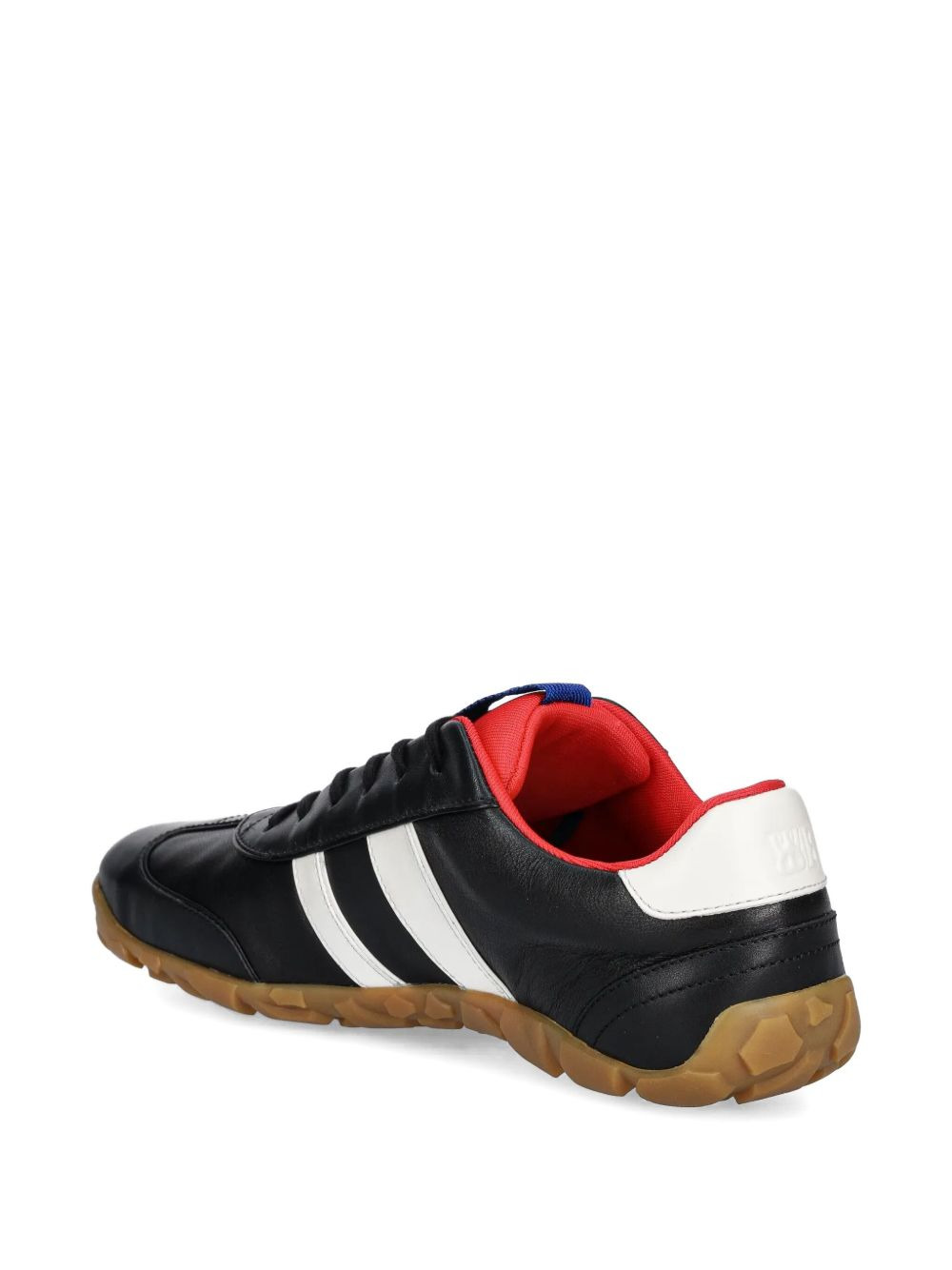 leather stripe sneakers - 4