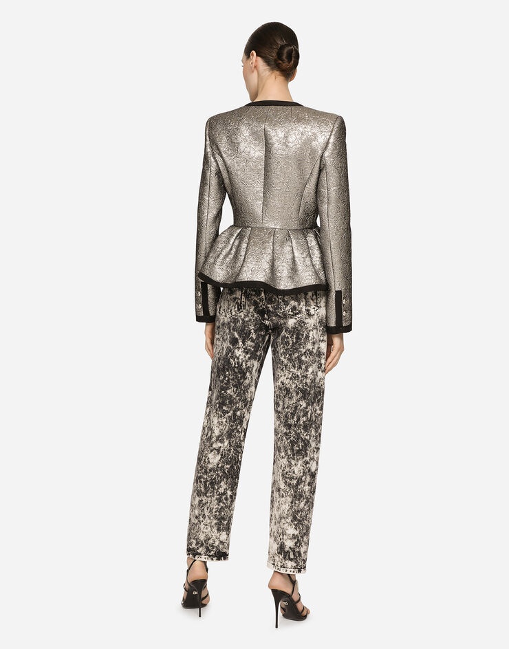 Marbled boyfriend jeans - 3