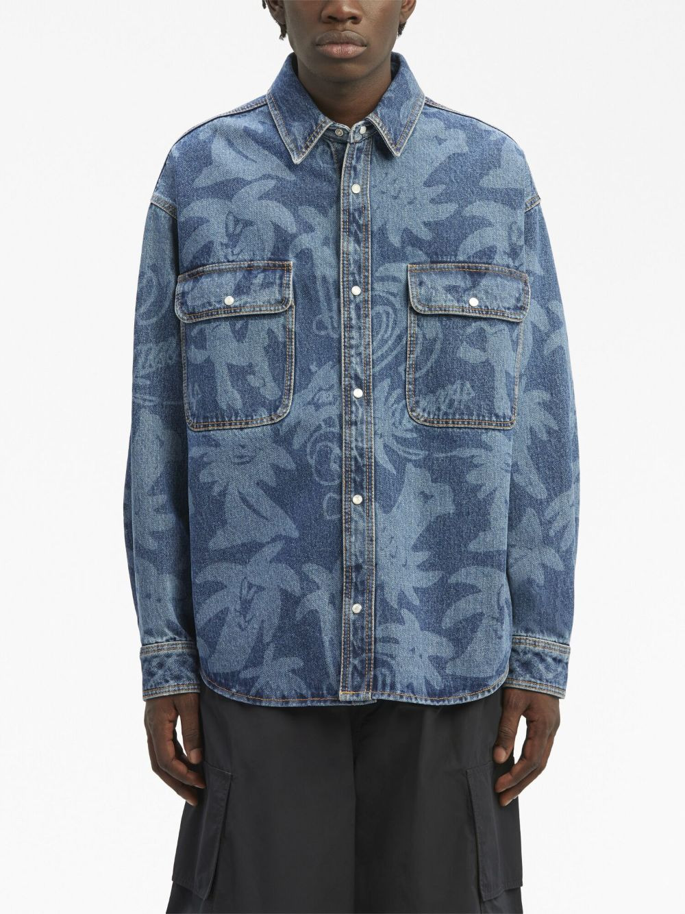 Palm Angels Men Logo Shirt - 5