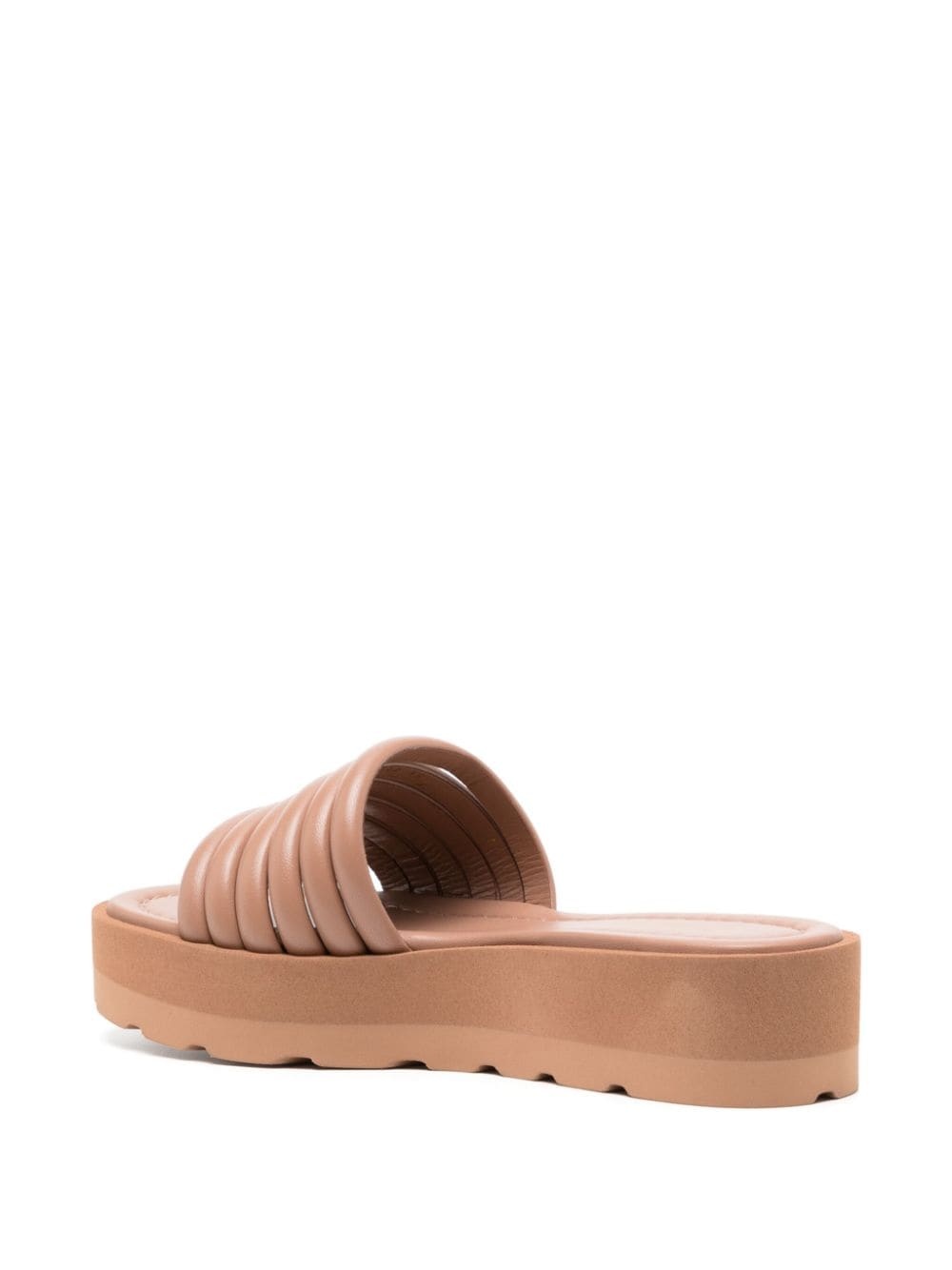 strappy slip-on platform sandals - 3