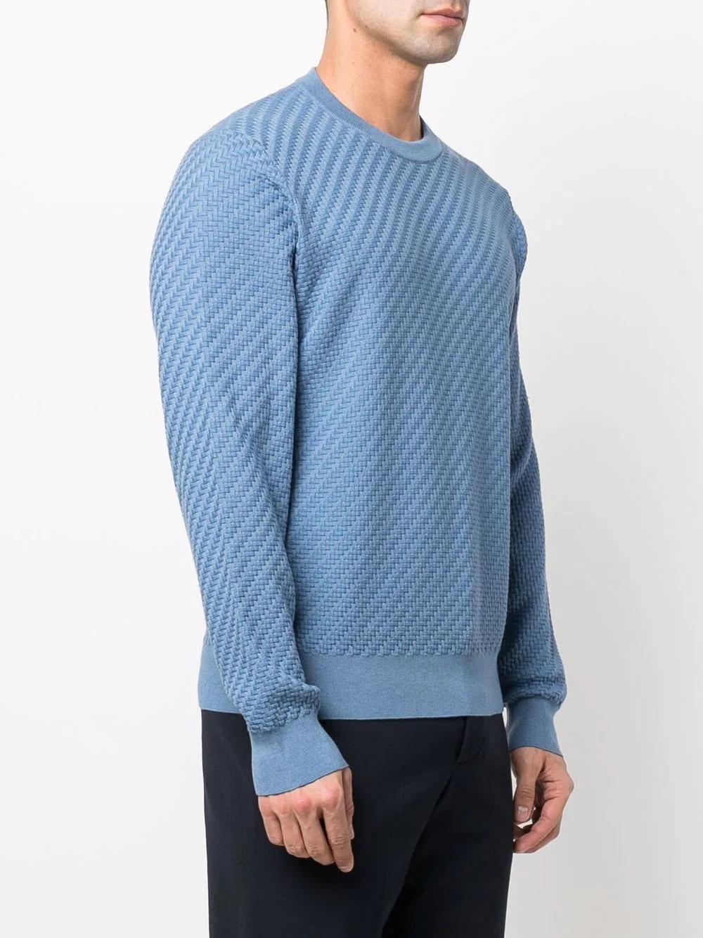 textured woven jumper - 3