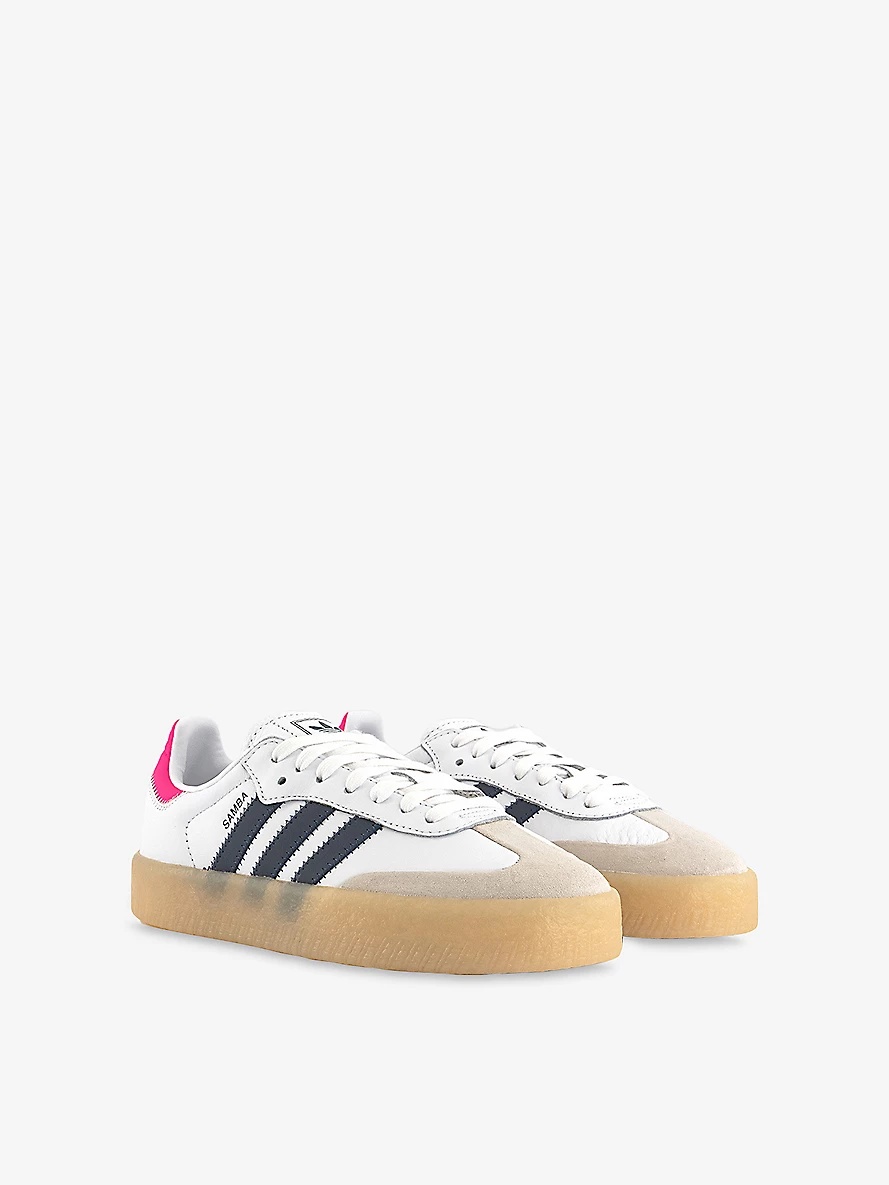 Sambae Leather Low-Top Trainers - 3