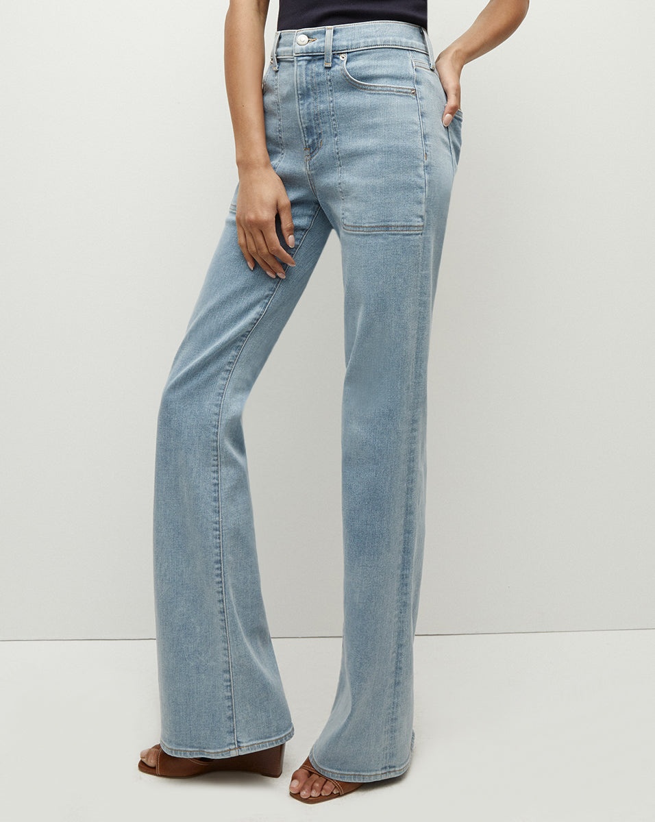 CROSBIE SLIM WIDE LEG | PATCH POCKETS - 4