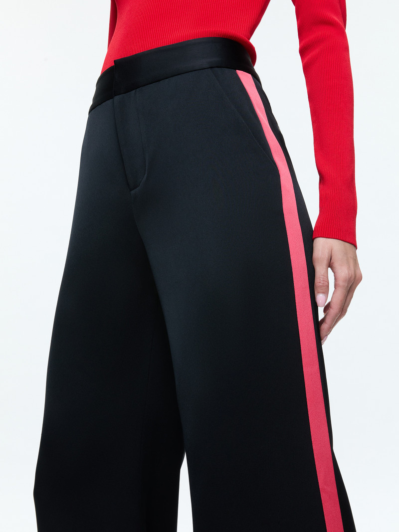 DYLAN HIGH RISE WIDE LEG PANT WITH RACING STRIPE DETAIL 5