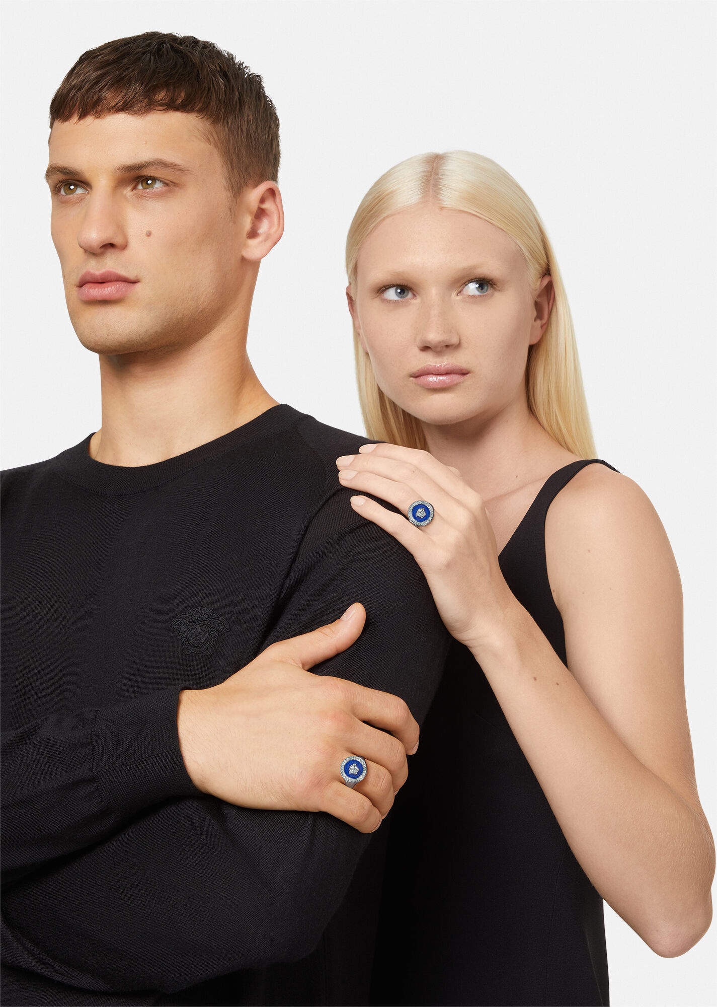 Enamel Medusa Ring - 3