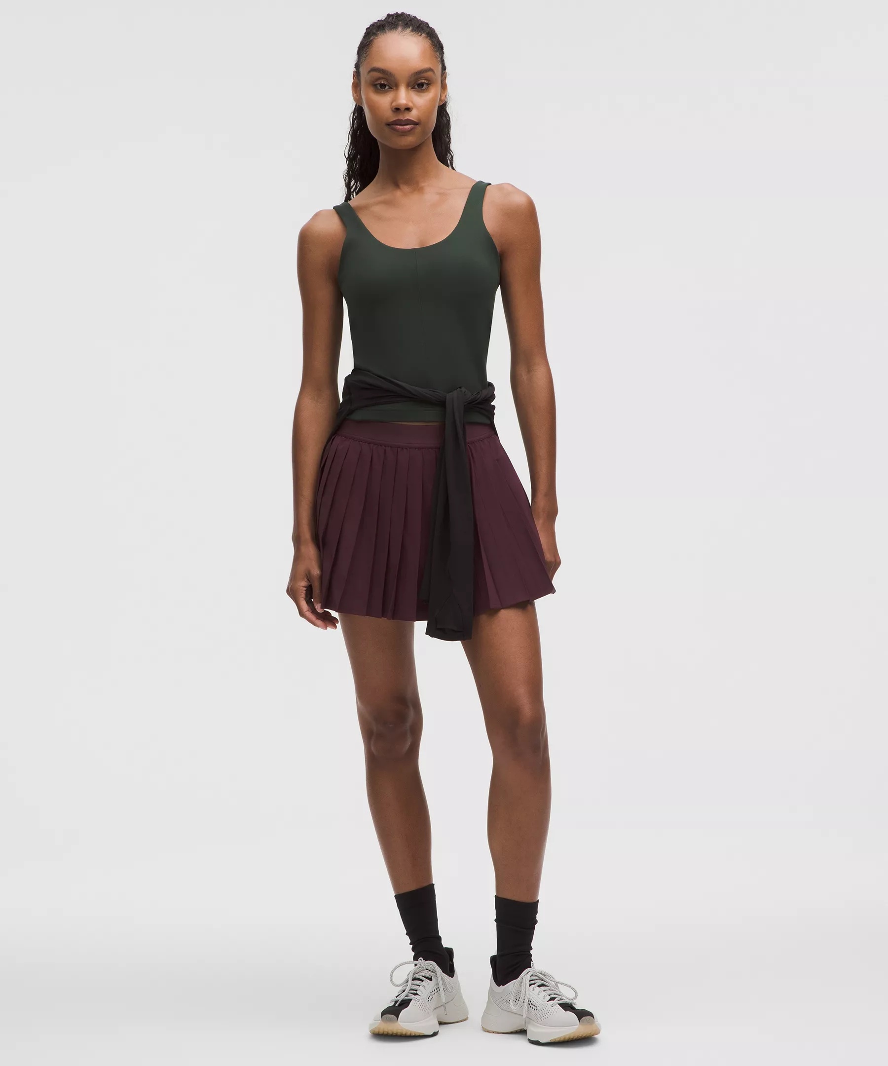High-Rise Pleated Tennis Skirt - 2