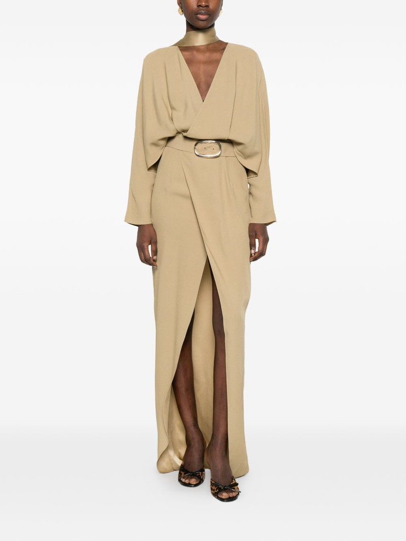 Taller Marmo belted split maxi dress outlook