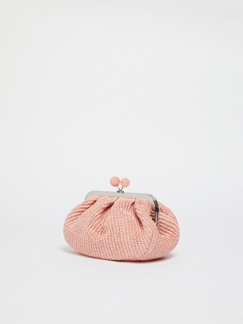 WEEKEND Max Mara PALMAS Small raffia-effect Pasticcino Bag outlook
