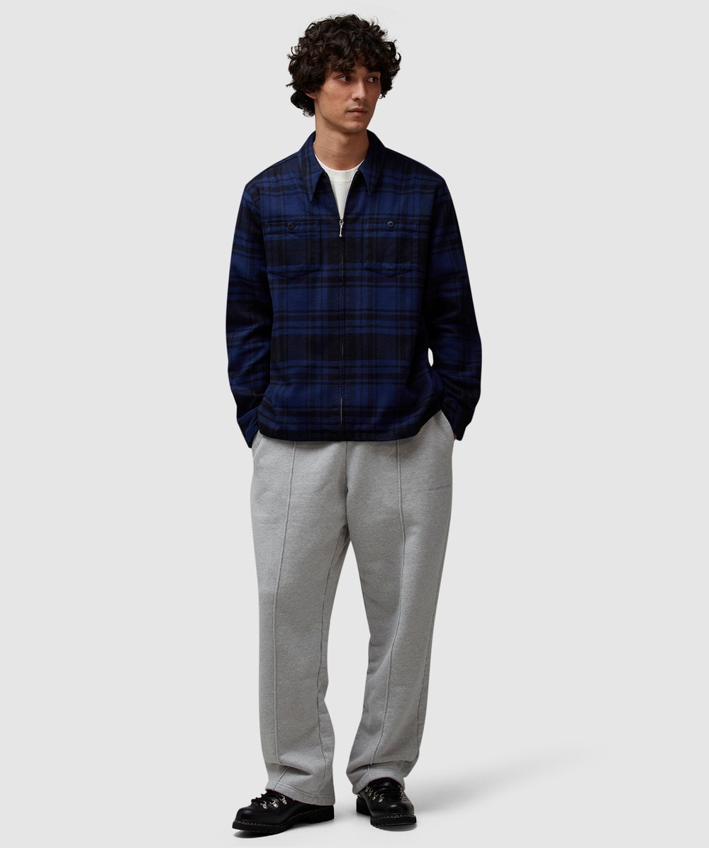 Heavy weight zip up flannel - 5