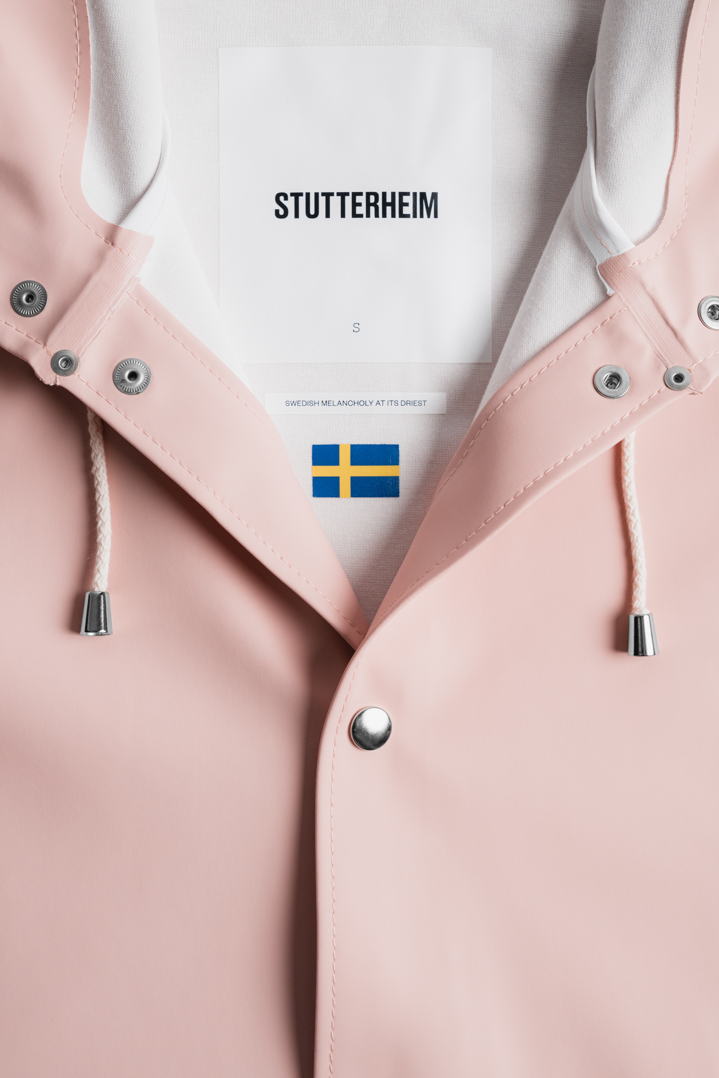 Stockholm Raincoat Pale Pink - 7