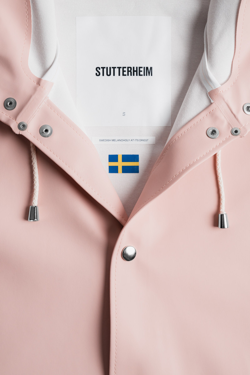 Stockholm Raincoat Pale Pink 7