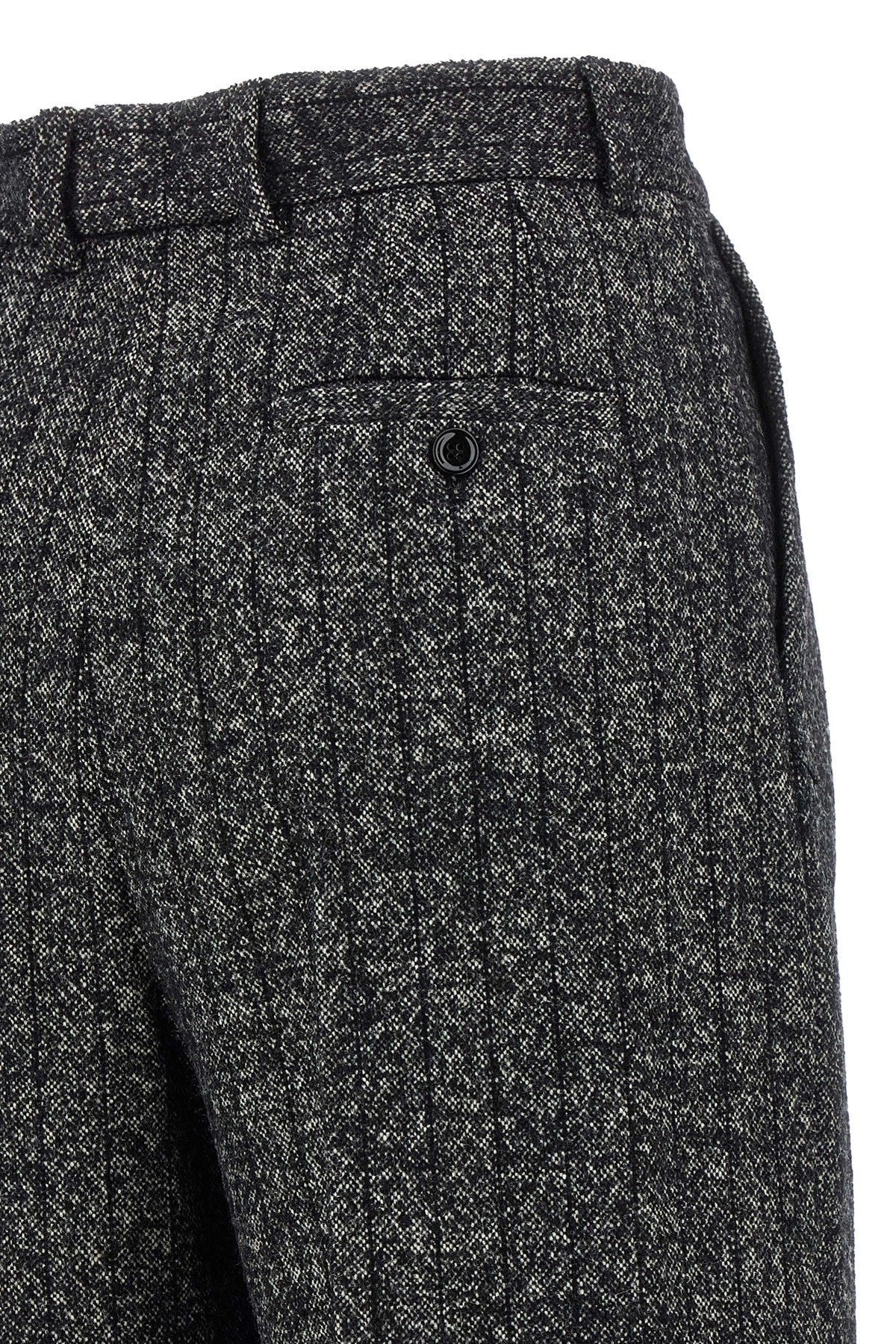 Dolce & Gabbana Women Striped Wool Pants - 5