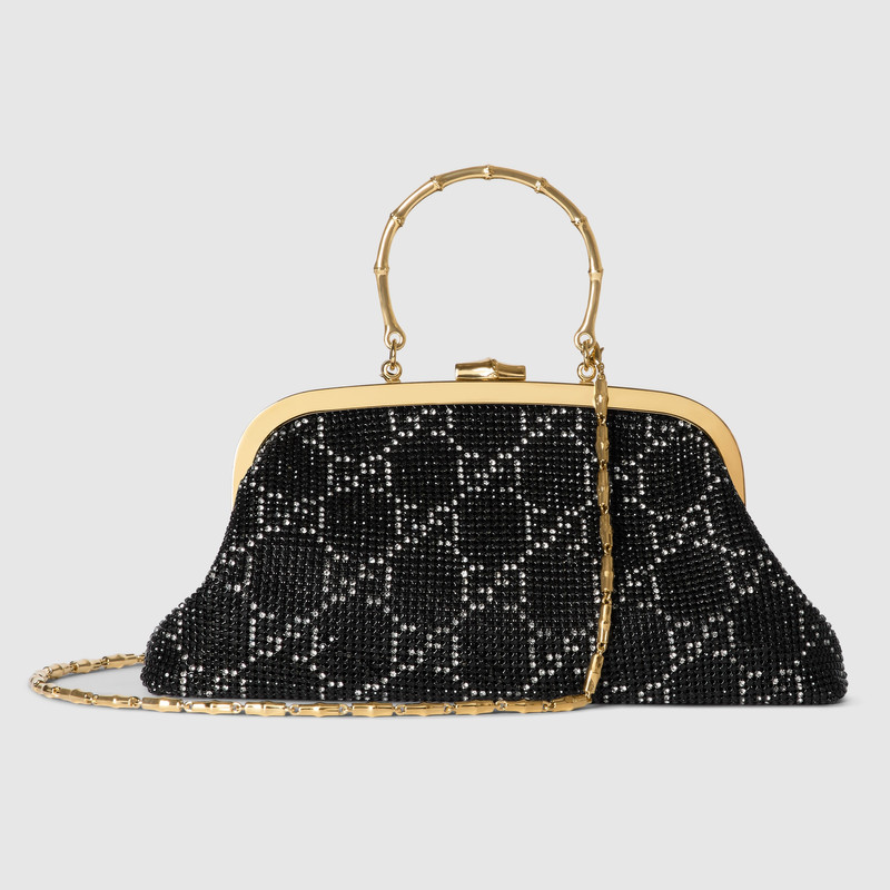 Crystal medium evening top handle bag 7