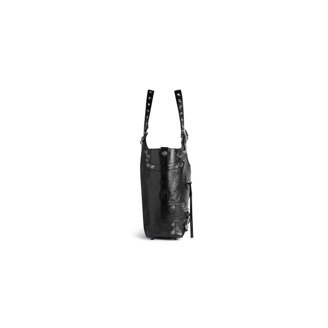 Women's Le Cagole Medium Carry All Bag in Black - 3