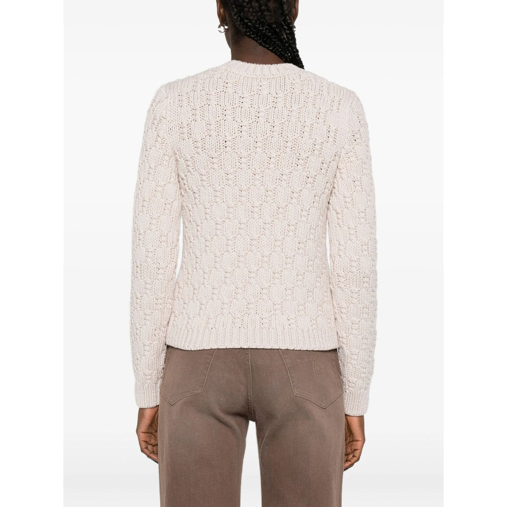 Moncler Neutrals Knitwear - Jumpers Women - 4